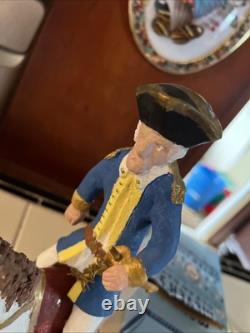 Figurine en plâtre unique faite à la main de George Washington