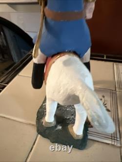 Figurine en plâtre unique faite à la main de George Washington