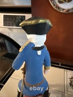 Figurine en plâtre unique faite à la main de George Washington