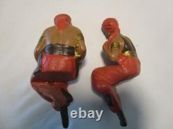 Figurines en plâtre vintage Alexander Backer à deux étagères, ligne arabe des années 1960