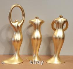 Figurines en ton doré Présentation unique en magasin Pièce unique