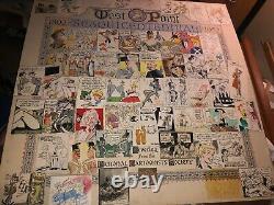 Frank King Très Rare Signé Unique Dessin d'Art de Bande Dessinée de 1952