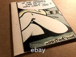 Frank Matera Très Rare Signé Une Dessein de Bande Dessinée Unique '52