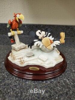 Giuseppe Armani Disney Steamboat Willie 1406-c Ap Très Rare One Of A Kind