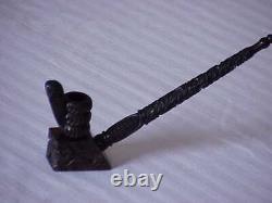 Grande pipe à fumer en forme de cobra, fabriquée à la main, arrière unique et original, expédition gratuite