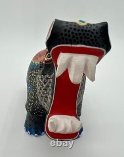 HIPPO - Un alebrije en bois sculpté à la main, unique en son genre, de Oaxaca, Mexique