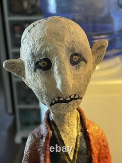 Halloween Monnie Wilson Ghoul Guy Papier-mâché 16 1/4 Unique