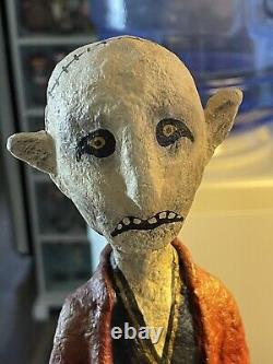 Halloween Monnie Wilson Ghoul Guy Papier-mâché 16 1/4 Unique en son genre