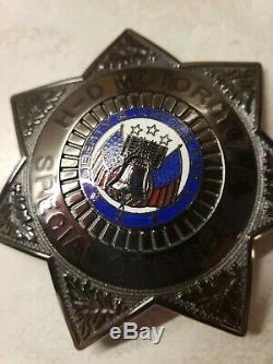 Harley-davidson Officier Moteur Badge USA Fabriqué Par S & Wone D'une Sorte