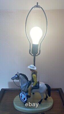 Hartland Horse & Rider Lampes / Set De 4 / Travailler Avec Des Ombres Originales / Un D'un Genre