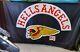 Hells Angels Clubhouse Flag 3 X 5 Ft. 81 Affa Authentique Utilisé Un D'un Genre