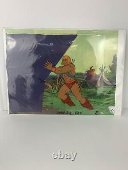 Heman Production D'animation Cel Masters Of The Universe Mu22 Coa One Of A Kind