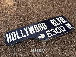Historic Hollywood Blvd (and Vine) Street Sign / Photo Proof / One-of-a-kind