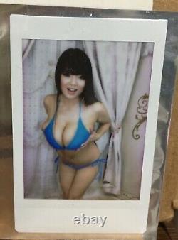 Hitomi Tanaka Bikini Bleu Busty Fuji Instax Cheki Photo Jav 1/1 Un D'un Type Sp