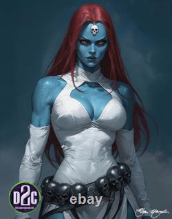 Illustration unique de bande dessinée / Mystique