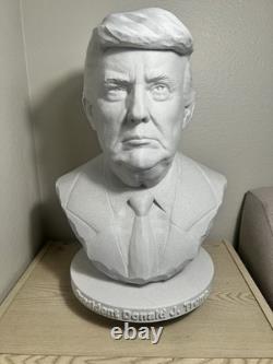 Immense buste de Donald Trump de 478 mm, statue unique en son genre avec nom amélioré sur la base