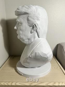 Immense buste de Donald Trump de 478 mm, statue unique en son genre avec nom amélioré sur la base