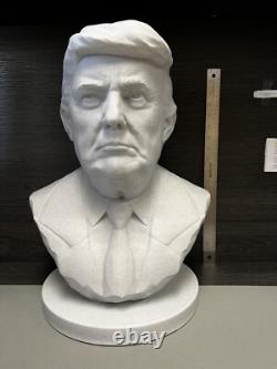 Immense buste de Donald Trump de 478 mm, statue unique en son genre avec nom amélioré sur la base