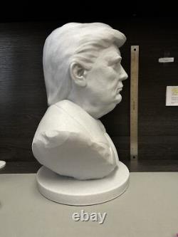 Immense buste de Donald Trump de 478 mm, statue unique en son genre avec nom amélioré sur la base