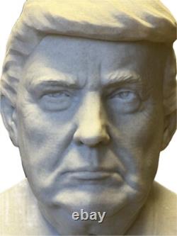 Immense buste de Donald Trump de 478 mm, statue unique en son genre avec nom amélioré sur la base