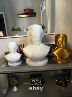 Immense buste de Donald Trump de 478 mm, statue unique en son genre avec nom amélioré sur la base