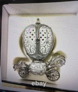 Impérial unique en son genre 1989 fait main style œuf musical Fabergé, excellent