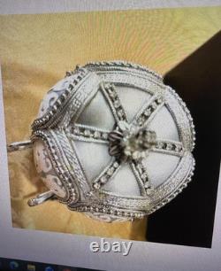 Impérial unique en son genre 1989 fait main style œuf musical Fabergé, excellent