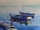 Jay Jung Peinture Acrylique Impressionnisme Collectible Paysage Marin Original