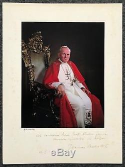 Jean-paul Ii, Pape Unique En Son Genre, Photographie De Y. Karsh, Portant Le Nom De Pape
