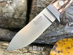 Jenkins Personnalisé À Lame Fixe Avec Cuir Gaine Non Utilisée A Kind