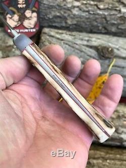 Jenkins Personnalisé À Lame Fixe Avec Cuir Gaine Non Utilisée A Kind