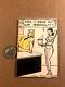 Joe Archibald Très Rare Illustration De Bande Dessinée Signée Et Unique En Son Genre Dessin Artistique '52