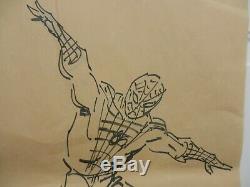 John Buscema De Spider-man Original Sketch Art Par Marvel, Signé, One Of A Kind