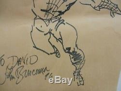 John Buscema De Spider-man Original Sketch Art Par Marvel, Signé, One Of A Kind
