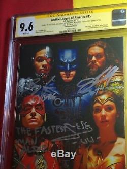 Justice League Of America # 15 Cgc 9,6 4x Gal Gadot, Unique En Son Genre