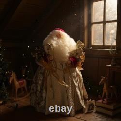 Kay Burkart 2009 Artisan Signé Père Noël Santa Unique En Son Genre Énorme 26