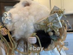 Kay Burkart 2009 Artisan Signé Père Noël Santa Unique En Son Genre Énorme 26