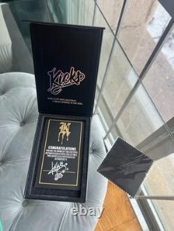 Kickstradomis Argent Dans Ma Tête. Carte Art Personnalisée ! Unique en Son Genre