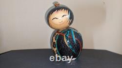 Kokeshi créatives Sosaku, faites à la main de manière unique, pièce unique de Lisa et Jacob Hodson