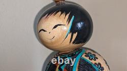 Kokeshi créatives Sosaku, faites à la main de manière unique, pièce unique de Lisa et Jacob Hodson