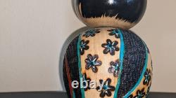 Kokeshi créatives Sosaku, faites à la main de manière unique, pièce unique de Lisa et Jacob Hodson