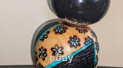 Kokeshi créatives Sosaku, faites à la main de manière unique, pièce unique de Lisa et Jacob Hodson