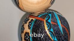 Kokeshi créatives Sosaku, faites à la main de manière unique, pièce unique de Lisa et Jacob Hodson