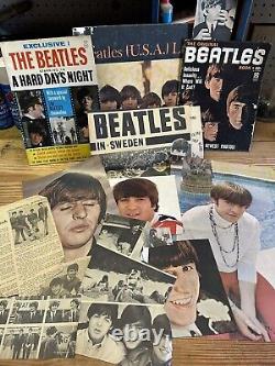 La GIGANTESQUE COLLECTION des Beatles de Robert Freeman à Paul McCartney REGARDEZ Une pièce UNIQUE RARE