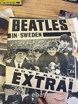 La GIGANTESQUE COLLECTION des Beatles de Robert Freeman à Paul McCartney REGARDEZ Une pièce UNIQUE RARE