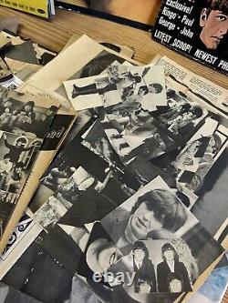 La GIGANTESQUE COLLECTION des Beatles de Robert Freeman à Paul McCartney REGARDEZ Une pièce UNIQUE RARE