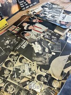 La GIGANTESQUE COLLECTION des Beatles de Robert Freeman à Paul McCartney REGARDEZ Une pièce UNIQUE RARE