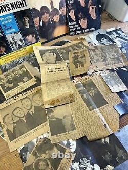 La GIGANTESQUE COLLECTION des Beatles de Robert Freeman à Paul McCartney REGARDEZ Une pièce UNIQUE RARE