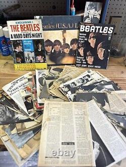 La GIGANTESQUE COLLECTION des Beatles de Robert Freeman à Paul McCartney REGARDEZ Une pièce UNIQUE RARE