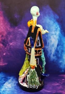 La maison qui se décore elle-même de chair Figurine en céramique artisanale originale